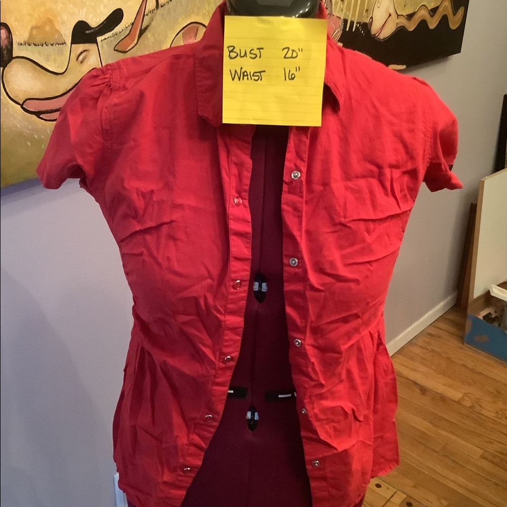 O’Neill snap front shirt